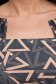 Rochie din stofa elastica scurta tip creion cu imprimeu digital - StarShinerS 5 - StarShinerS.ro