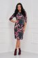 Dress knitted midi pencil with rounded cleavage - StarShinerS 3 - StarShinerS.com