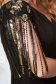 - StarShinerS gold asymmetrical dress with fringes with sequin embellished details elastic cloth 6 - StarShinerS.com