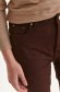 Pantaloni din denim maro conici cu talie normala si buzunare - Top Secret 5 - StarShinerS.ro