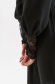 Rochie din material elastic si dantela neagra scurta cu croi in a si maneci bufante - Top Secret 6 - StarShinerS.ro