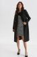 Rochie din tricot gri scurta cu croi in a accesorizata cu brosa - Top Secret 4 - StarShinerS.ro