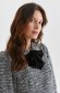 Rochie din tricot gri scurta cu croi in a accesorizata cu brosa - Top Secret 5 - StarShinerS.ro