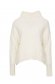 Pulover din tricot pufos ivoire cu croi larg si guler inalt - Top Secret 6 - StarShinerS.ro