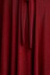 Burgundy dress georgette midi cloche with elastic waist with glitter details - StarShinerS 6 - StarShinerS.com