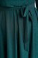 Rochie din georgette verde-inchis midi in clos cu elastic in talie cu aplicatii cu sclipici - StarShinerS 6 - StarShinerS.ro