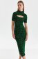 Dress knitted midi pencil with glitter details 2 - StarShinerS.com