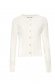 Cardigan din tricot cu model in relief alb cu nasturi decorativi - Top Secret 6 - StarShinerS.ro