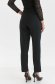 Black trousers slightly elastic fabric long straight 3 - StarShinerS.com