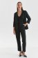 Pantaloni din stofa subtire usor elastica negri lungi cu un croi drept - Top Secret 5 - StarShinerS.ro