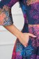 Rochie din stofa usor elastica midi in clos cu imprimeu unic - StarShinerS 6 - StarShinerS.ro