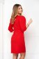 Red dress short cut pencil elastic cloth high shoulders - StarShinerS 3 - StarShinerS.com