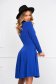 - StarShinerS blue dress cloche with turtle neck crepe short cut 2 - StarShinerS.com