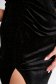 Rochie din catifea neagra tip creion cu aplicatii cu sclipici si decolteu asimetric - StarShinerS 6 - StarShinerS.ro