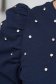 Bluza dama din tricot reiat bleumarin mulata cu umeri cu volum si pietre strass - SunShine 5 - StarShinerS.ro