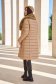 2 in 1 Jacket with Brown Midi Down Vest and Eco-Fur Collar - SunShine 4 - StarShinerS.com