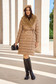 2 in 1 Jacket with Brown Midi Down Vest and Eco-Fur Collar - SunShine 3 - StarShinerS.com
