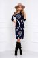 Rochie din crep texturat midi tip creion cu decolteu cazut - StarShinerS 3 - StarShinerS.ro