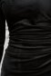 Black dress velvet pencil waist pleats - StarShinerS 6 - StarShinerS.com