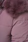 Powder pink jacket from slicker tented the jacket has hood and pockets 6 - StarShinerS.com
