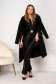 Black jumpsuit lycra loose fit lateral pockets 5 - StarShinerS.com