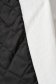 Palton din jacard cu imprimeu tip frunze ivoire cambrat cu guler din blana ecologica - Artista 6 - StarShinerS.ro