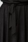 Rochie din georgette neagra midi in clos cu elastic in talie cu aplicatii cu sclipici - StarShinerS 6 - StarShinerS.ro