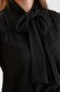 Bluza dama din voal neagra cu croi larg si guler tip esarfa - Top Secret 6 - StarShinerS.ro
