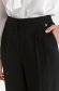Black trousers flared with pockets high waisted slightly elastic fabric 4 - StarShinerS.com