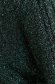 Pulover din tricot verde-inchis cu croi larg si aplicatii cu paiete - Top Secret 6 - StarShinerS.ro