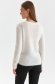 Ivory sweater knitted loose fit with sequin embellished details 3 - StarShinerS.com