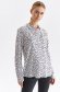 White women`s shirt thin fabric loose fit dots print 1 - StarShinerS.com