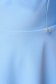 Rochie din stofa usor elastica albastru-deschis scurta in clos cu umeri bufanti - StarShinerS 5 - StarShinerS.ro