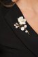 Rochie din stofa usor elastica neagra midi in clos cu decolteu petrecut tip rever - StarShinerS 6 - StarShinerS.ro