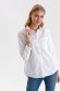 White women`s shirt cotton loose fit asymmetrical 2 - StarShinerS.com