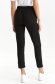 Black trousers from elastic fabric conical with zipper details pockets 3 - StarShinerS.com