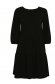 Black dress thin fabric short cut loose fit 6 - StarShinerS.com