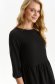 Black dress thin fabric short cut loose fit 4 - StarShinerS.com