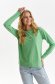 Bluza dama din material elastic verde cu croi larg si slit lateral - Top Secret 1 - StarShinerS.ro