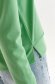 Bluza dama din material elastic verde cu croi larg si slit lateral - Top Secret 4 - StarShinerS.ro