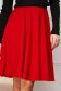 Red skirt crepe midi cloche with elastic waist - StarShinerS 4 - StarShinerS.com