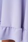 Rochie din crep lila in clos cu decolteu cazut si volanase la baza rochiei - StarShinerS 6 - StarShinerS.ro