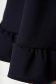 Rochie din crep bleumarin in clos cu decolteu cazut si volanase la baza rochiei - StarShinerS 6 - StarShinerS.ro