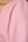Powder pink women`s blouse crepe tented with puffed sleeves with cuffs - StarShinerS 6 - StarShinerS.com
