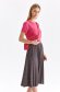 Fusta plisata din material subtire midi in clos cu elastic in talie - Top Secret 4 - StarShinerS.ro
