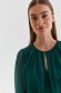 Rochie din voal verde-inchis scurta in clos cu elastic in talie si maneci bufante - Top Secret 4 - StarShinerS.ro
