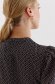 Rochie din material subtire neagra scurta cu croi larg si maneci bufante accesorizata cu cordon - Top Secret 5 - StarShinerS.ro