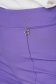 High-Waisted Tapered Purple Stretch Fabric Trousers - StarShinerS 6 - StarShinerS.com