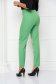 High-waisted Tapered Trousers in Light Green Stretch Fabric - StarShinerS 3 - StarShinerS.com