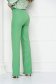 Pantaloni din stofa usor elastica verde-deschis lungi evazati cu talie inalta - StarShinerS 3 - StarShinerS.ro